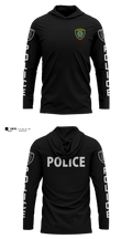 Houston Police Northeast Patrol Long Sleeve Performance Shirt with hood - 5