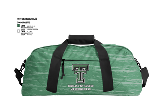 Duffle Bag, Thomas Fay Custer Marching Band, Spirit Store, Teamtime, Team time, sublimation, custom sports apparel, team uniforms, spirit wear, spiritwear, sports uniforms, custom shirts, team store, custom team store, fundraiser sports, apparel fundraiser