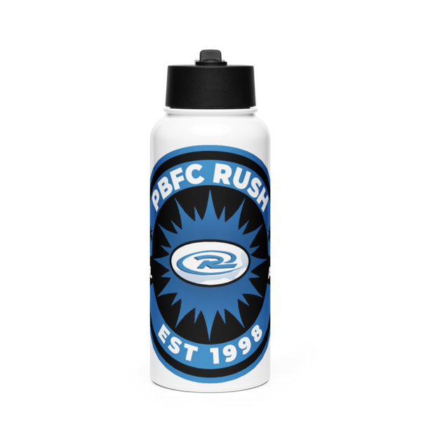 PBFC Rush 52666007 Stainless Steel Water Bottle with a Straw Lid
