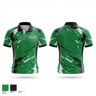 Short Sleeve Performance Polo, Little Lady Rockets, Softball, Teamtime, Team time, sublimation, custom sports apparel, team uniforms, spirit wear, spiritwear, sports uniforms, custom shirts, team store, custom team store, fundraiser sports, apparel fundraiser