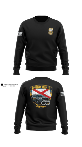Crew Neck Sweatshirt, Lowndes County Sheriff’s, Police, Teamtime, Team time, sublimation, custom sports apparel, team uniforms, spirit wear, spiritwear, sports uniforms, custom shirts, team store, custom team store, fundraiser sports, apparel fundraiser