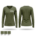 Whitley County Tactical Medicine Women's Long Sleeve V-neck Shirt - 1