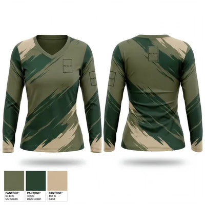 test 32315633 Women's Long Sleeve V-neck Shirt - 1