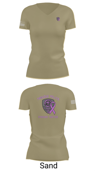 Womens Short Sleeve Vneck Shirt, Tesuque Police Dept, , Teamtime, Team time, sublimation, custom sports apparel, team uniforms, spirit wear, spiritwear, sports uniforms, custom shirts, team store, custom team store, fundraiser sports, apparel fundraiser