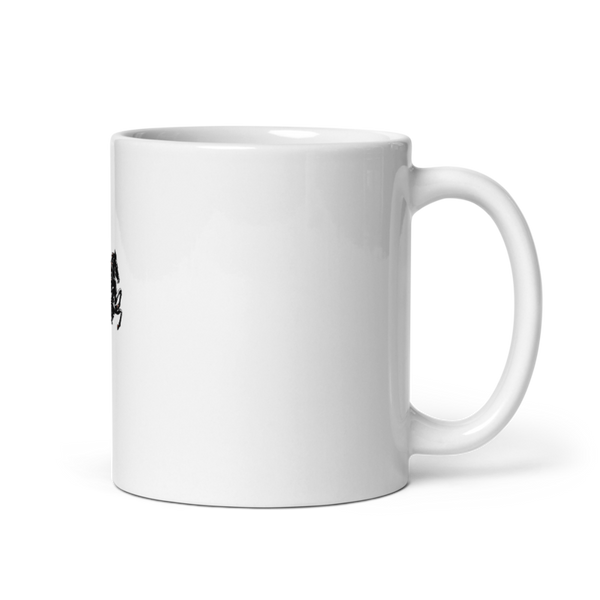 832nd Charlie company 86547354 White Glossy Mug - Small