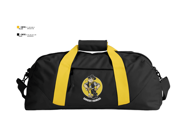 Duffle Bag, Sargent Farmers, Spirit Store, Teamtime, Team time, sublimation, custom sports apparel, team uniforms, spirit wear, spiritwear, sports uniforms, custom shirts, team store, custom team store, fundraiser sports, apparel fundraiser