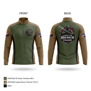 Quarter Zip Jacket, Operation Breaker Of Chains IN NC., , Teamtime, Team time, sublimation, custom sports apparel, team uniforms, spirit wear, spiritwear, sports uniforms, custom shirts, team store, custom team store, fundraiser sports, apparel fundraiser