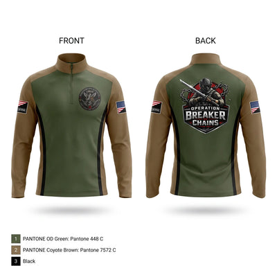 Operation Breaker Of Chains IN NC. Quarter Zip Jacket - 1