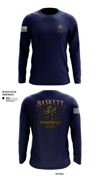 Long Sleeve Performance Shirt, Baskett Transport LLC, , Teamtime, Team time, sublimation, custom sports apparel, team uniforms, spirit wear, spiritwear, sports uniforms, custom shirts, team store, custom team store, fundraiser sports, apparel fundraiser