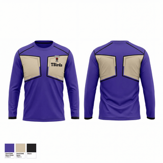 Long Sleeve Performance Shirt, TBirds, Men's Basketball, Teamtime, Team time, sublimation, custom sports apparel, team uniforms, spirit wear, spiritwear, sports uniforms, custom shirts, team store, custom team store, fundraiser sports, apparel fundraiser