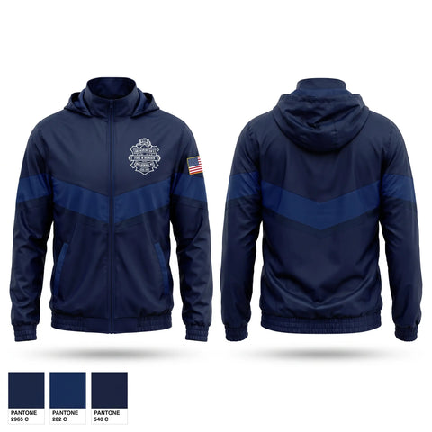 Windbreaker, Excelsior No. 1, Fire Department, Teamtime, Team time, sublimation, custom sports apparel, team uniforms, spirit wear, spiritwear, sports uniforms, custom shirts, team store, custom team store, fundraiser sports, apparel fundraiser