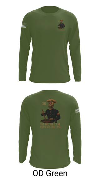 Long Sleeve Performance Shirt, 1/1, Marines, Teamtime, Team time, sublimation, custom sports apparel, team uniforms, spirit wear, spiritwear, sports uniforms, custom shirts, team store, custom team store, fundraiser sports, apparel fundraiser
