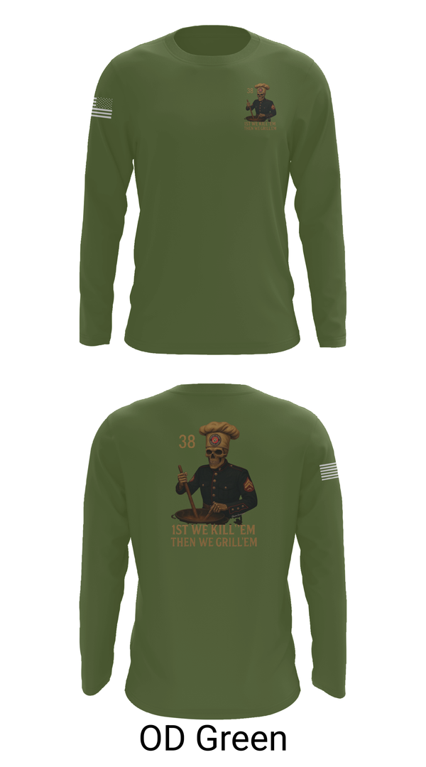 Long Sleeve Performance Shirt, 1/1, Marines, Teamtime, Team time, sublimation, custom sports apparel, team uniforms, spirit wear, spiritwear, sports uniforms, custom shirts, team store, custom team store, fundraiser sports, apparel fundraiser