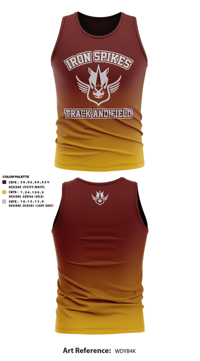 Iron Spikes Track & Field Club 34200825 Tank Top - 24