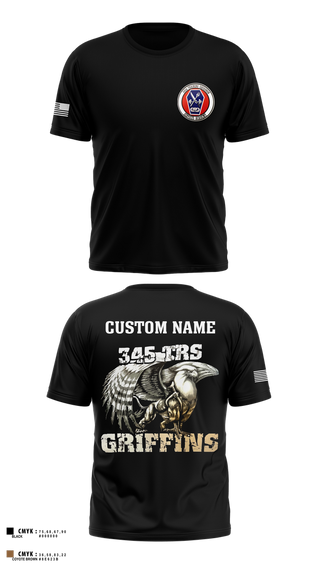 Short Sleeve Performance Shirt, 345th TRS, , Teamtime, Team time, sublimation, custom sports apparel, team uniforms, spirit wear, spiritwear, sports uniforms, custom shirts, team store, custom team store, fundraiser sports, apparel fundraiser