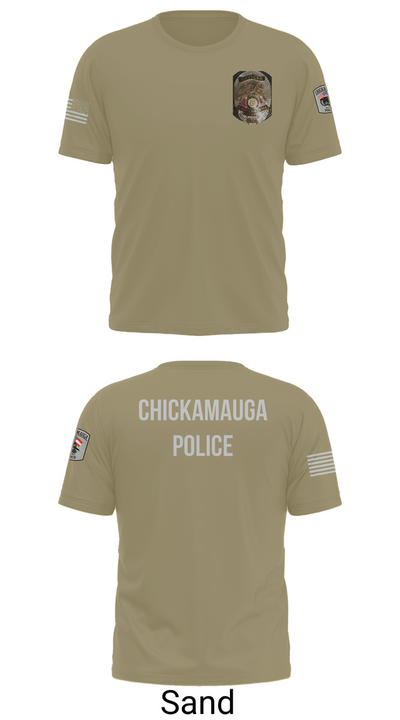Chickamauga Police 51367773 Old School Cotton Feel Shirt - 86