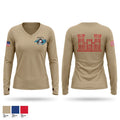 882nd EVCC Women's Long Sleeve V-neck Shirt - 1