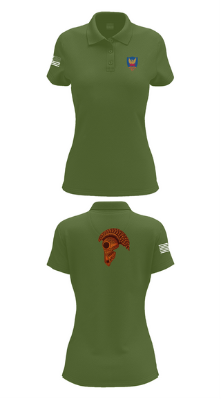 Womens Short Sleeve Performance Polo, HHC, 311th (T)SC, , Teamtime, Team time, sublimation, custom sports apparel, team uniforms, spirit wear, spiritwear, sports uniforms, custom shirts, team store, custom team store, fundraiser sports, apparel fundraiser