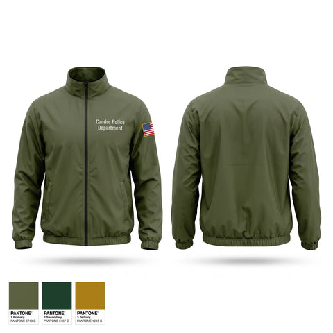 Windbreaker, Candor Police Department, Police, Teamtime, Team time, sublimation, custom sports apparel, team uniforms, spirit wear, spiritwear, sports uniforms, custom shirts, team store, custom team store, fundraiser sports, apparel fundraiser