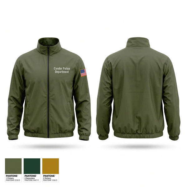 Windbreaker, Candor Police Department, Police, Teamtime, Team time, sublimation, custom sports apparel, team uniforms, spirit wear, spiritwear, sports uniforms, custom shirts, team store, custom team store, fundraiser sports, apparel fundraiser