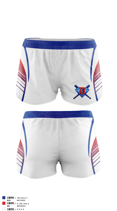 Dinwiddie Diamond Youth Softball Women's Shorts - 2
