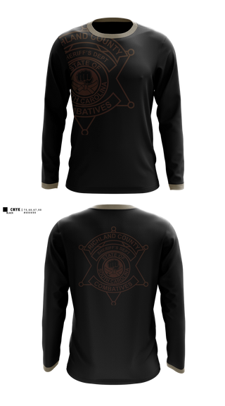 Long Sleeve Rash Guard Shirt, Richland County Sheriff's Department Training Unit, Police, Teamtime, Team time, sublimation, custom sports apparel, team uniforms, spirit wear, spiritwear, sports uniforms, custom shirts, team store, custom team store, fundraiser sports, apparel fundraiser