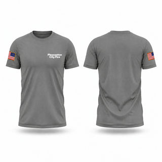 Short Sleeve Performance Shirt, Pleasanton City Fire, Fire Department, Teamtime, Team time, sublimation, custom sports apparel, team uniforms, spirit wear, spiritwear, sports uniforms, custom shirts, team store, custom team store, fundraiser sports, apparel fundraiser