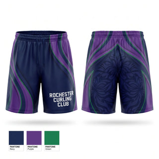Athletic Shorts With Pockets, Rochester Curling Club, Spirit Store, Teamtime, Team time, sublimation, custom sports apparel, team uniforms, spirit wear, spiritwear, sports uniforms, custom shirts, team store, custom team store, fundraiser sports, apparel fundraiser