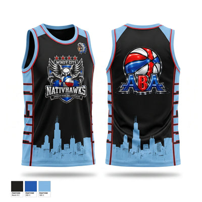 Windy City NativHawks Mens Basketball Jersey - 1