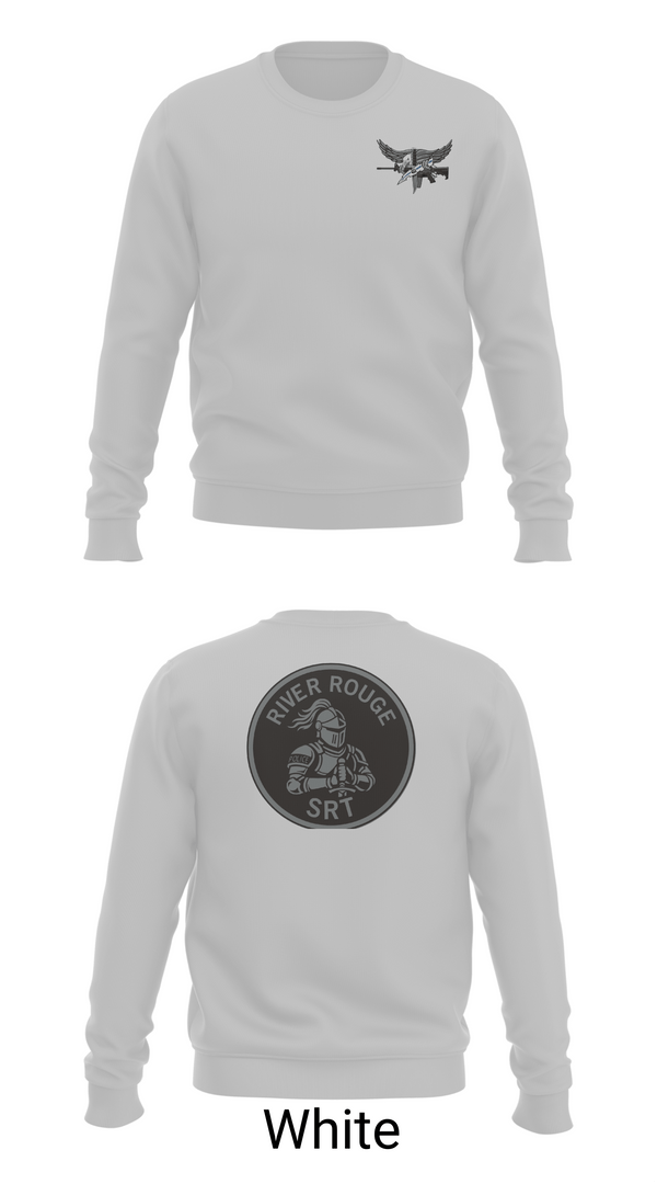 Crew Neck Sweatshirt, River Rouge Police Special Response Team, Police, Teamtime, Team time, sublimation, custom sports apparel, team uniforms, spirit wear, spiritwear, sports uniforms, custom shirts, team store, custom team store, fundraiser sports, apparel fundraiser