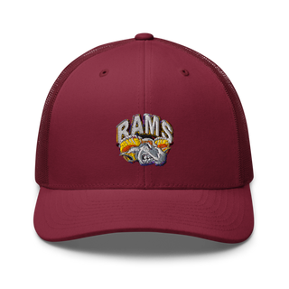 Brogden Rams 7424037 Retro Trucker Hat | Yupoong 6606