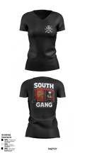 South Gang Unit Women's Short Sleeve V-neck Shirt - 5