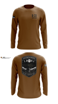 B Co 1-224th AVN Long Sleeve Performance Shirt - 100