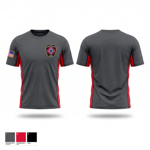 Short Sleeve Performance Shirt, Bonner Springs Fire Department, Fire Department, Teamtime, Team time, sublimation, custom sports apparel, team uniforms, spirit wear, spiritwear, sports uniforms, custom shirts, team store, custom team store, fundraiser sports, apparel fundraiser