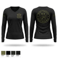 Miami Township Police K9 Women's Long Sleeve V-neck Shirt - 1