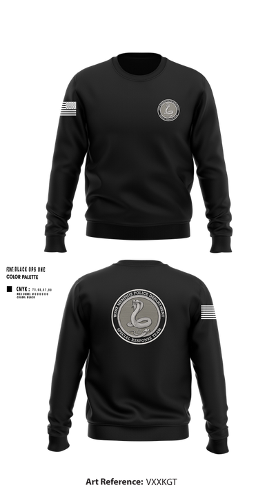 Special Response Team 85520022 Crew Neck Sweatshirt - 100