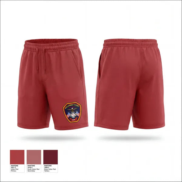 Athletic Shorts With Pockets, Rockaway Point FD, Fire Department, Teamtime, Team time, sublimation, custom sports apparel, team uniforms, spirit wear, spiritwear, sports uniforms, custom shirts, team store, custom team store, fundraiser sports, apparel fundraiser