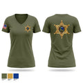 Del Norte County Sheriff's Office Women's Short Sleeve V-neck Shirt - 1