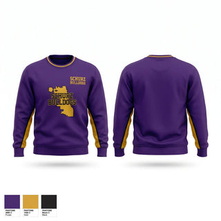 Crew Neck Sweatshirt, Schurz Bulldogs, Baseball, Teamtime, Team time, sublimation, custom sports apparel, team uniforms, spirit wear, spiritwear, sports uniforms, custom shirts, team store, custom team store, fundraiser sports, apparel fundraiser