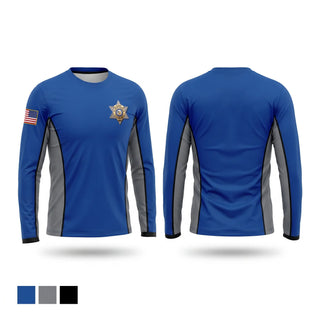 Long Sleeve Performance Shirt, Tuckerman PD, Police, Teamtime, Team time, sublimation, custom sports apparel, team uniforms, spirit wear, spiritwear, sports uniforms, custom shirts, team store, custom team store, fundraiser sports, apparel fundraiser