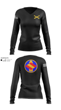 HQ 142 FA BDE 48395410 Women's Long Sleeve V-neck Shirt - 20