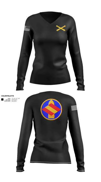 HQ 142 FA BDE 48395410 Women's Long Sleeve V-neck Shirt - 20