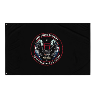 Flag, Operations Company 3d Intelligence Battalion, , Teamtime, Team time, sublimation, custom sports apparel, team uniforms, spirit wear, spiritwear, sports uniforms, custom shirts, team store, custom team store, fundraiser sports, apparel fundraiser