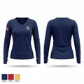 Peace Officer Women's Long Sleeve V-neck Shirt - 1