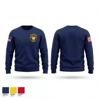 Crew Neck Sweatshirt, SCOTLAND NECK POLICE DEPARTMENT, Police, Teamtime, Team time, sublimation, custom sports apparel, team uniforms, spirit wear, spiritwear, sports uniforms, custom shirts, team store, custom team store, fundraiser sports, apparel fundraiser