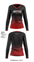 West Texas Mavericks Women's Long Sleeve V-neck Shirt - 6
