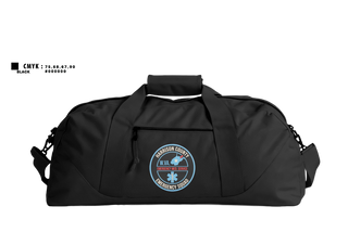 Duffle Bag, Harrison County Emergency Squad, EMS/EMT, Teamtime, Team time, sublimation, custom sports apparel, team uniforms, spirit wear, spiritwear, sports uniforms, custom shirts, team store, custom team store, fundraiser sports, apparel fundraiser