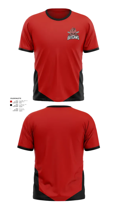DownEast Outlaws 43136486 Short Sleeve Performance Shirt - 21
