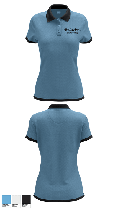 Wolverines 61477773 Women's Short Sleeve Performance Polo  - 2