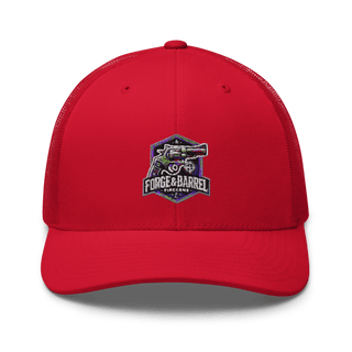 Forge & Barrel Firearms 85618351 Retro Trucker Hat | Yupoong 6606